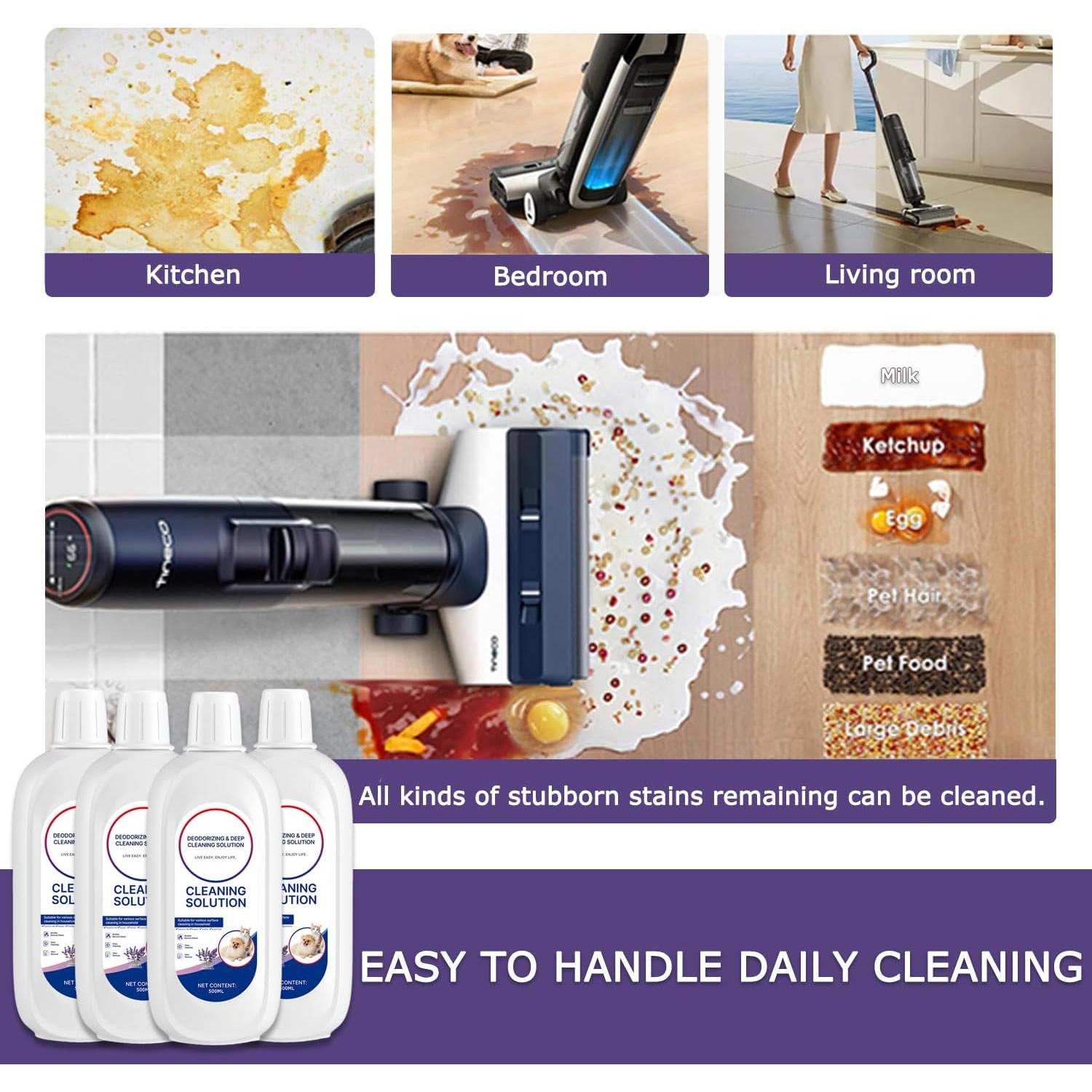 Limpiador de Suelos Tineco Aroma Lavanda 500ml x 4 Unidades