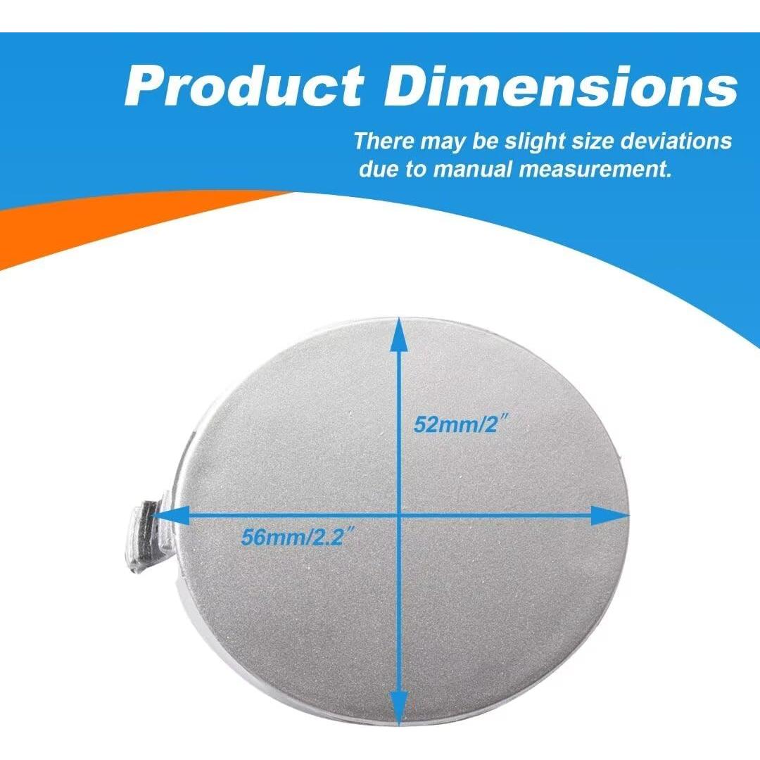 Cubierta gancho remolque Toyota Yaris Sedán 2006-2008 Negro