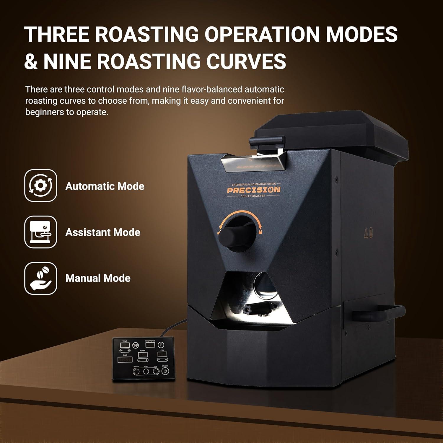 Tostadora de café eléctrica PRECISIÓN 1kg automática con filtro