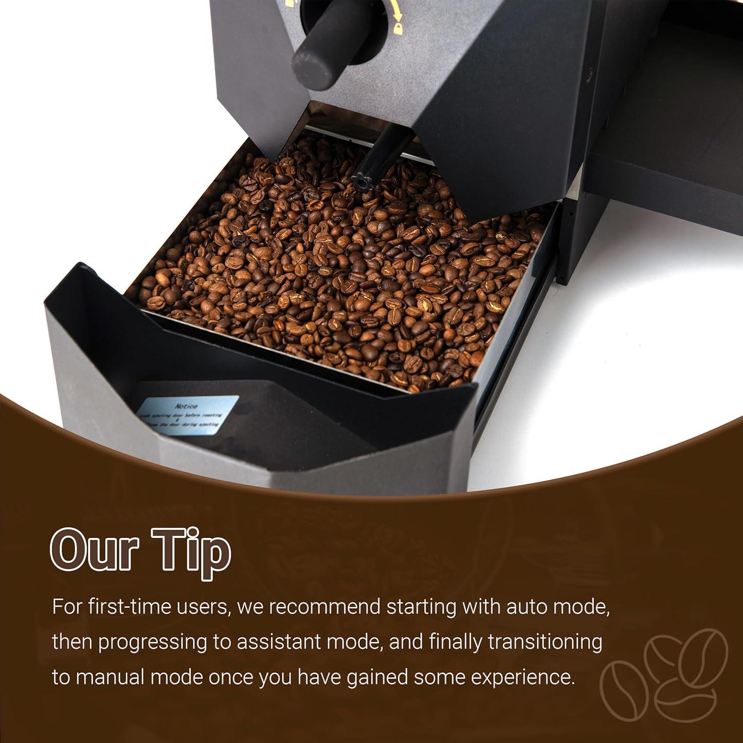 Tostadora de café eléctrica PRECISIÓN 1kg automática con filtro