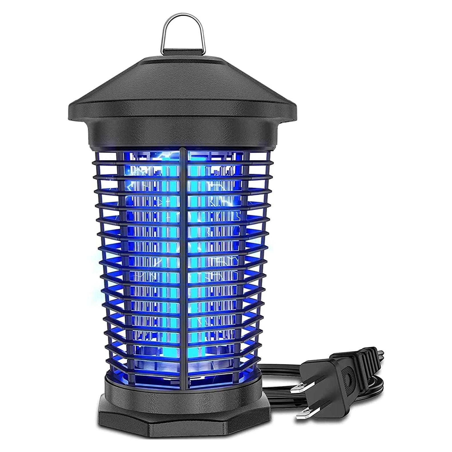 Bug Zapper Outdoor Indoor, Zechuan Electric Mosquito Zapper, Electronic Mosquito Killer Lantern, Waterproof Fly Trap Insect Killer for Home Backyard Patio Garden Camp Site