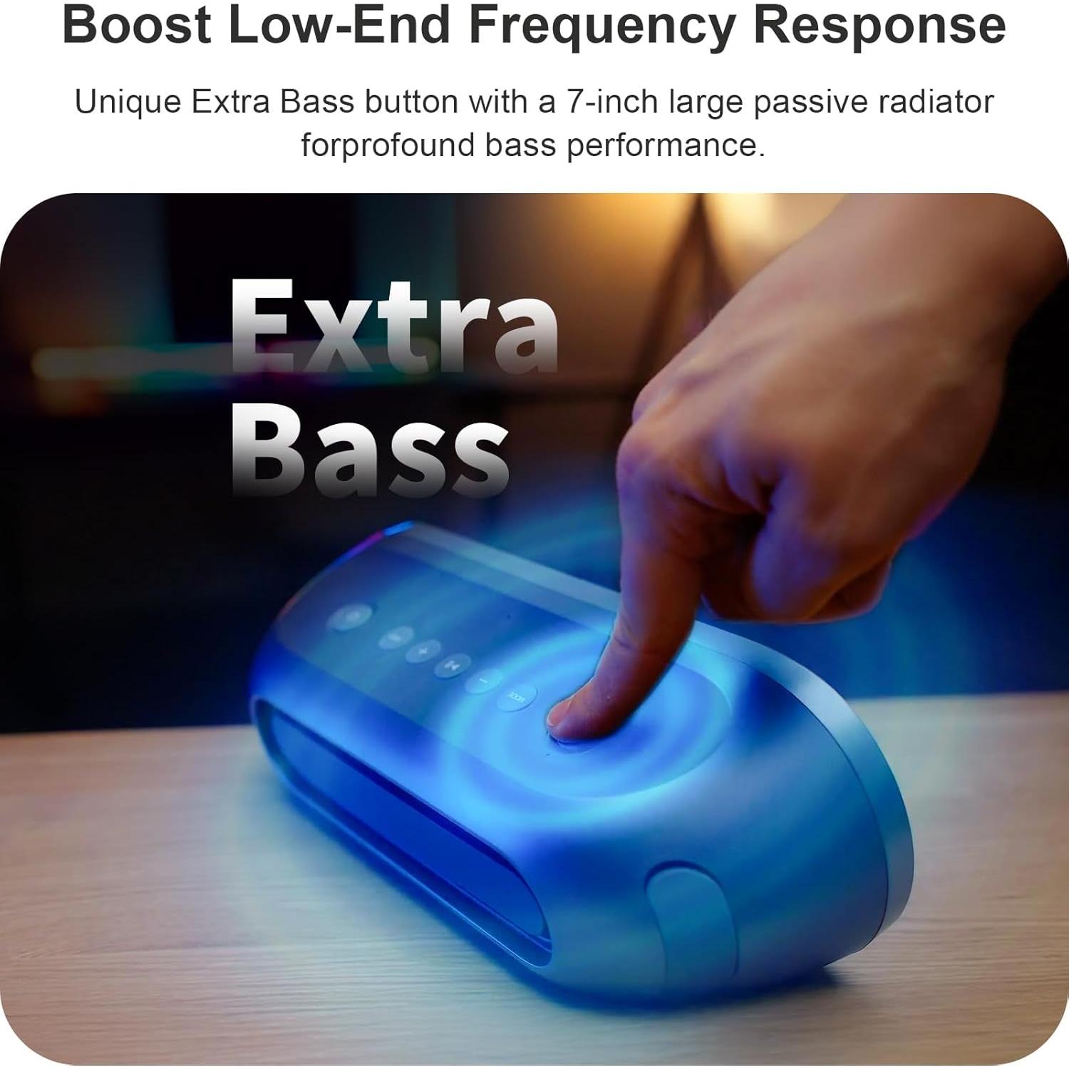 Altavoz Bluetooth DOSS SoundBox Pro+ P400 50W IPX5 Azul