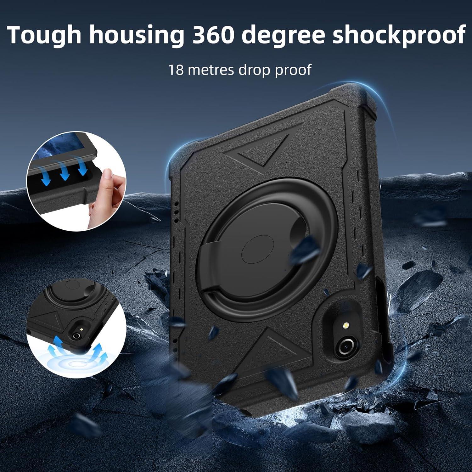 Tablet Android 14 HUIHUANG E10 10" 16GB RAM 128GB Funda