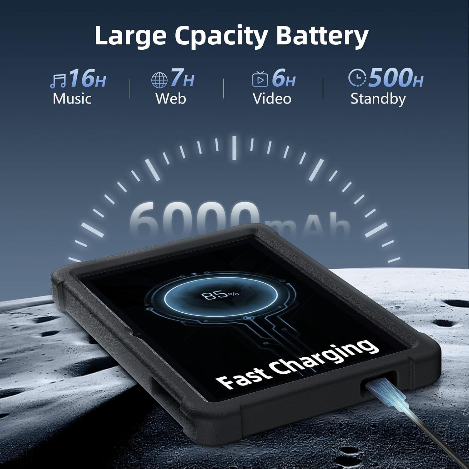 Tablet Android 14 HUIHUANG E10 10" 16GB RAM 128GB Funda