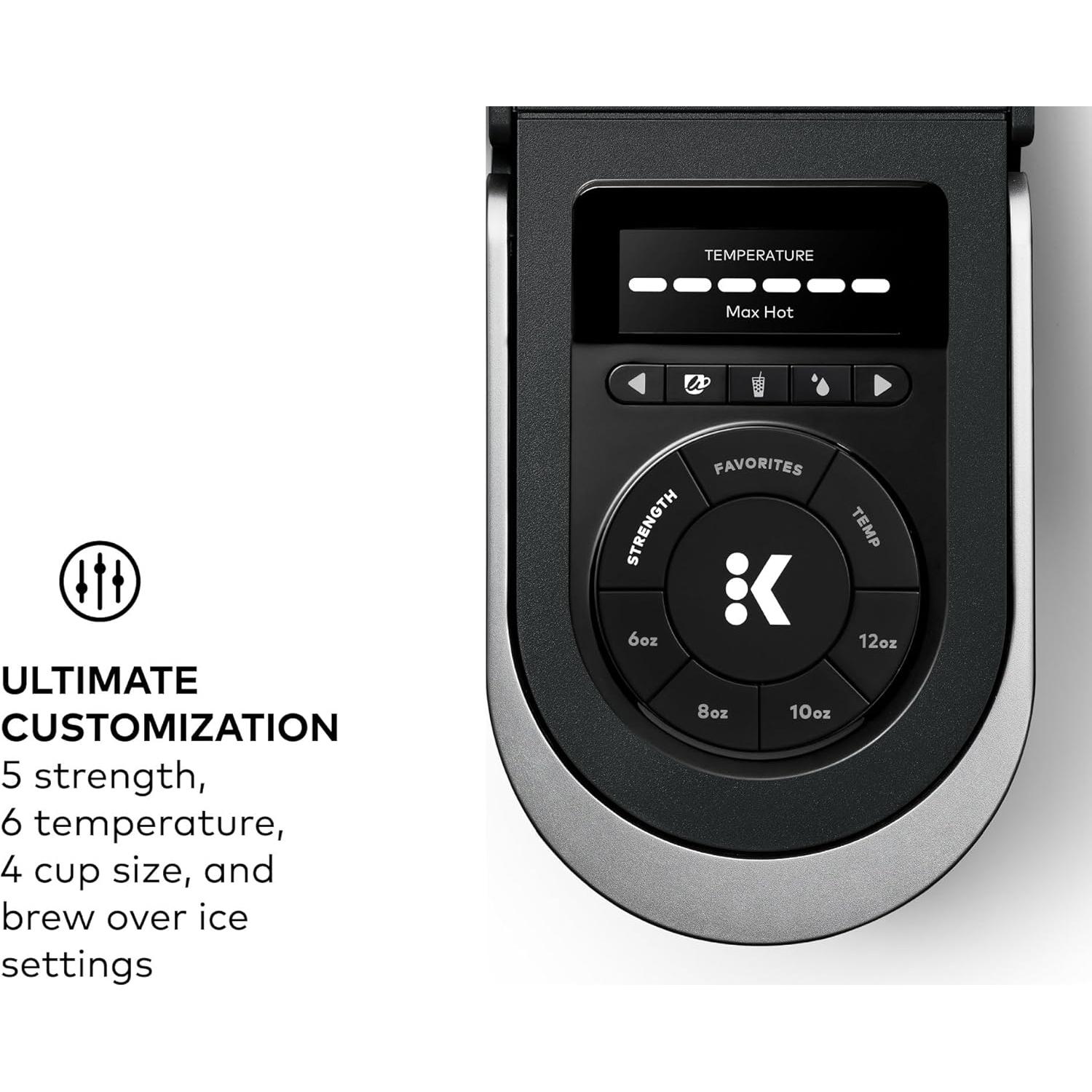 Cafetera Keurig K-Supreme SMART, 3.64kg, Negro, MultiStream