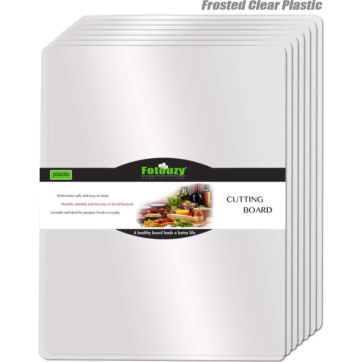 Juego de 7 tablas de cortar plásticas Fotouzy flexibles