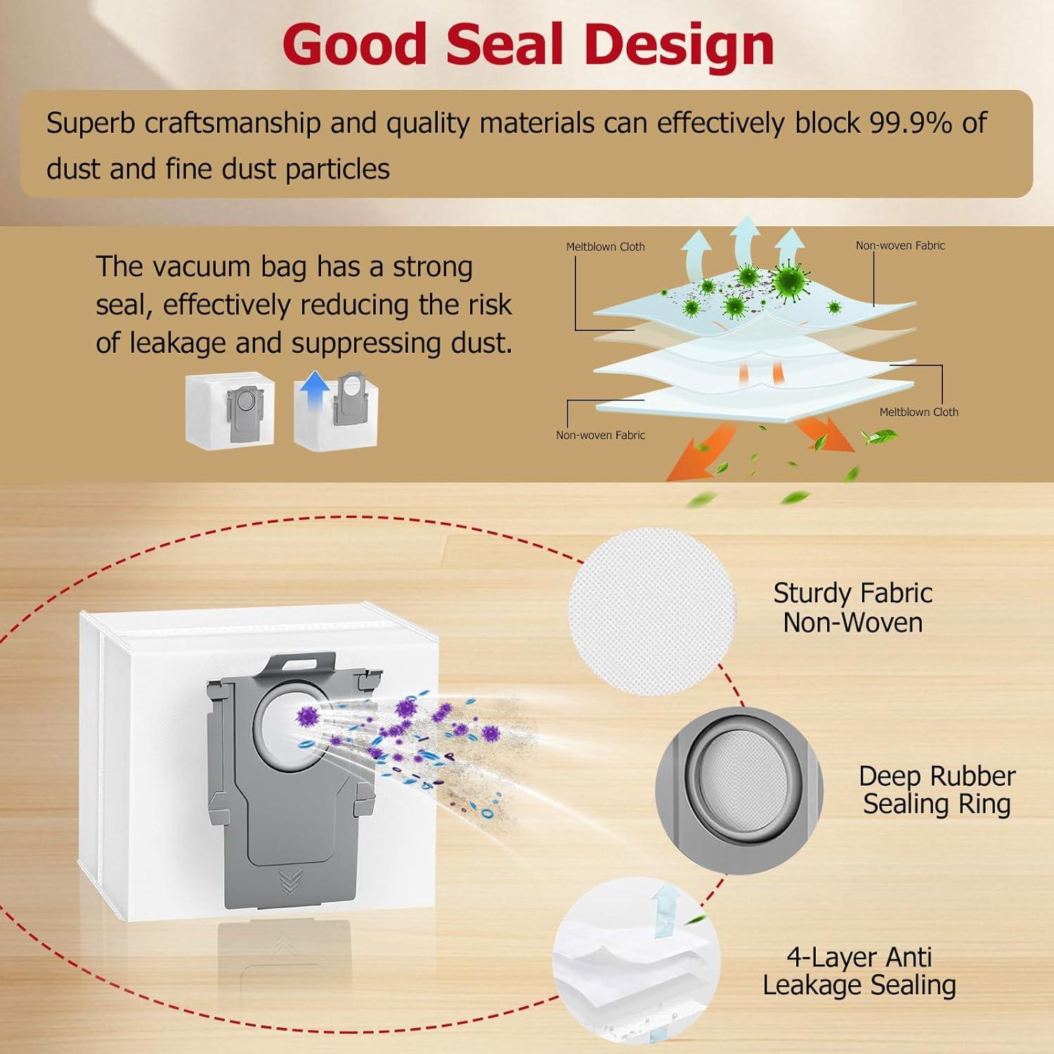 Accesorios de Reemplazo Chrostion para Roborock Q7 M5+