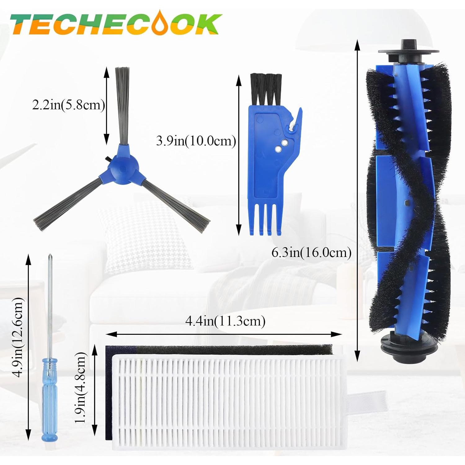 Repuestos Techecook para Eufy RoboVac 11S, 12, 15C - 18 Piezas