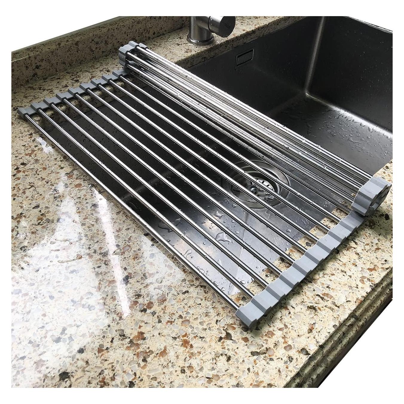 Estante de Secado de Platos Tomorotec 45x29 cm Acero Inoxidable