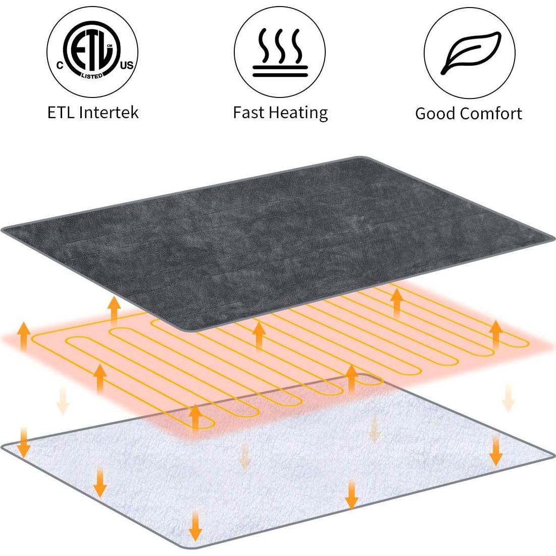 Manta Eléctrica Térmica FIGERM 127x152 cm Gris 3 Niveles