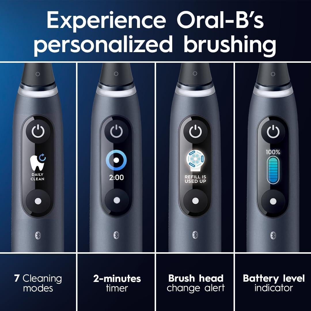 Cepillo de Dientes Eléctrico Oral-B iO Series 9 Aqua con 4 Cabezas