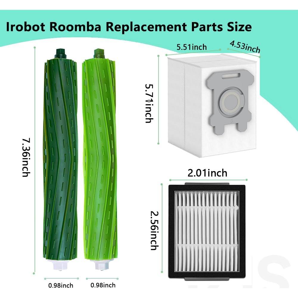 Accesorios iRobot Roomba E/I/J Series - 2 Cepillos, 2 Filtros HEPA, 2 Bolsas