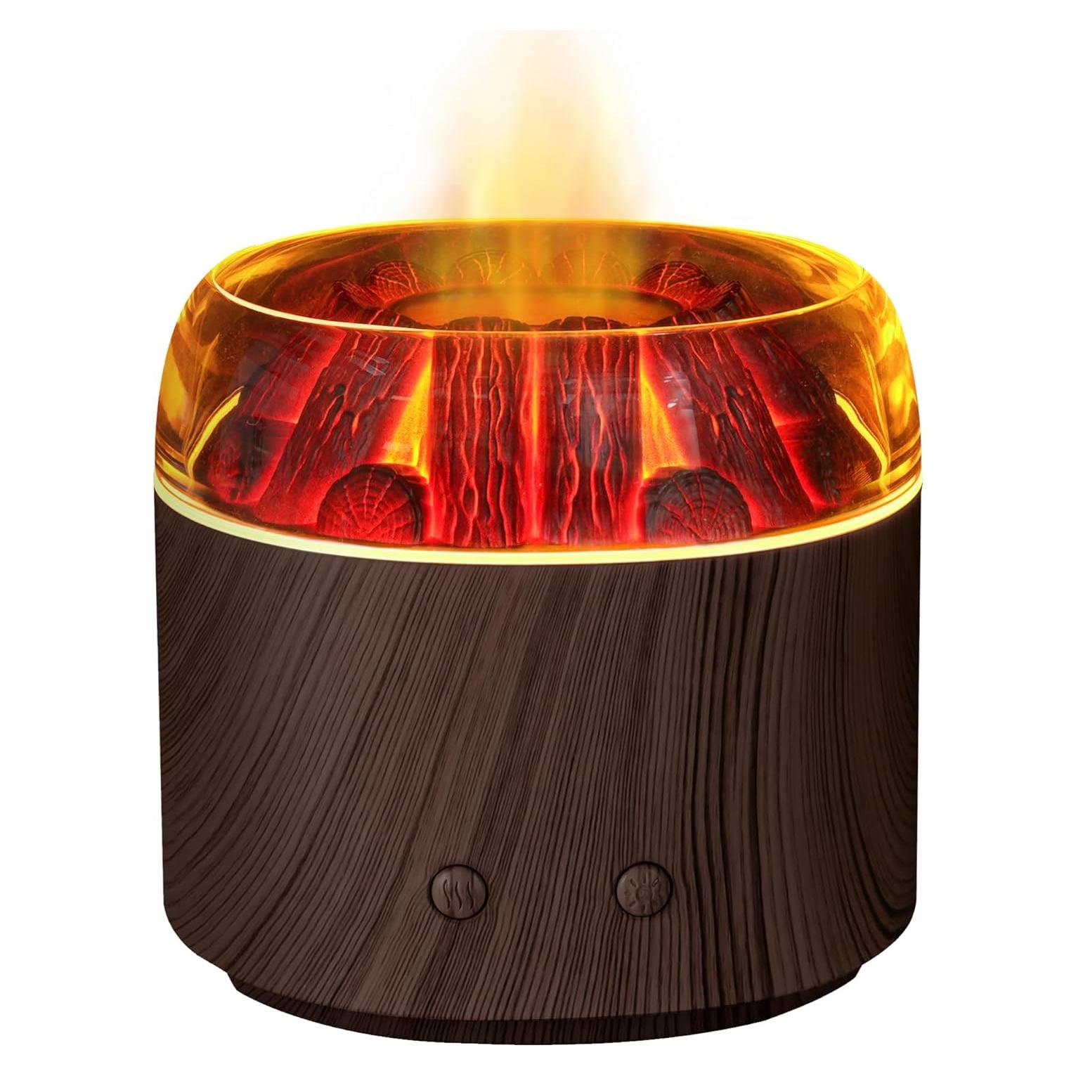 Difusor de Aroma Ultrasónico Daileeby Carbón Madera Oscura