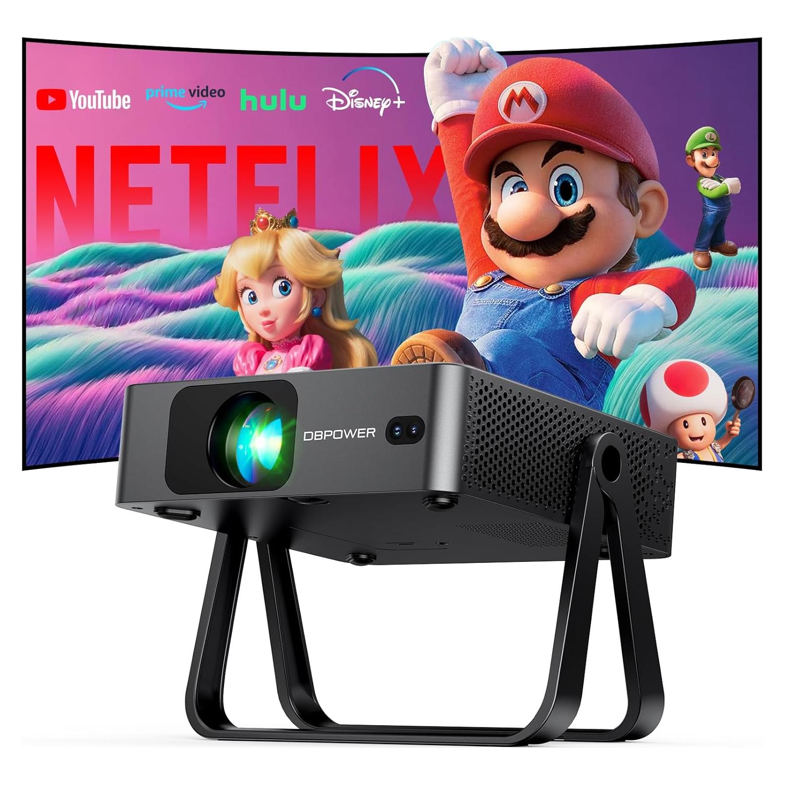 Proyector Mini Inteligente DBPOWER N5 Full HD 1080P WiFi 6