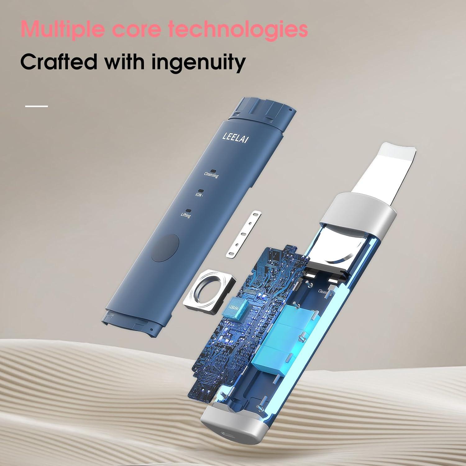 Espátula Facial Limpiadora de Poros LEELAI N1 - 3 Modos