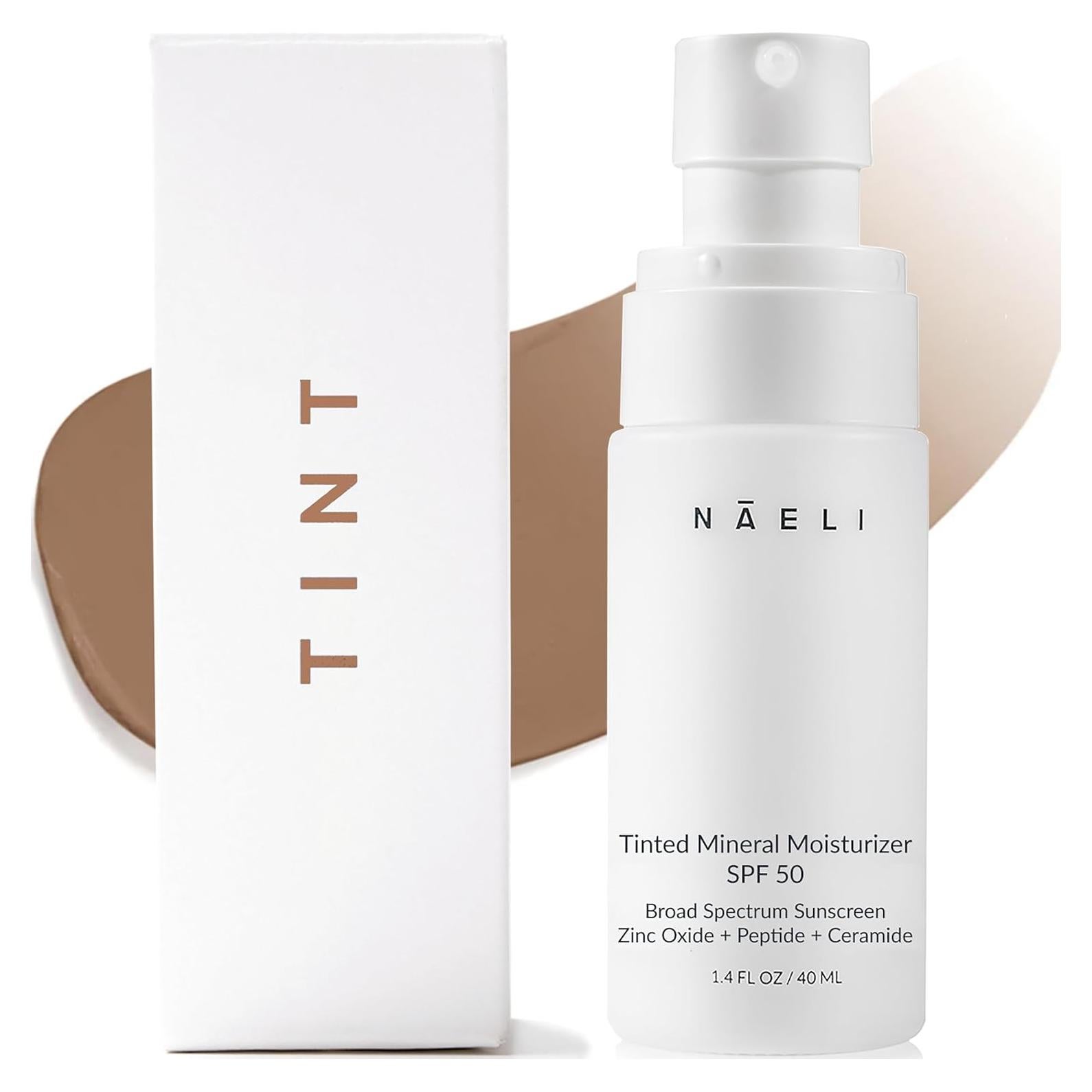 Hidratante Tinte Facial NAELI SPF 50 Oscuro - 39.4 g