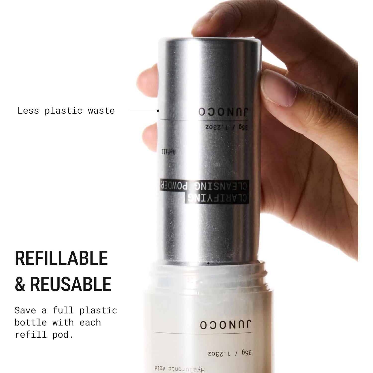 Limpiador Facial en Polvo JUNO & Co. JADE Recarga 63.5g