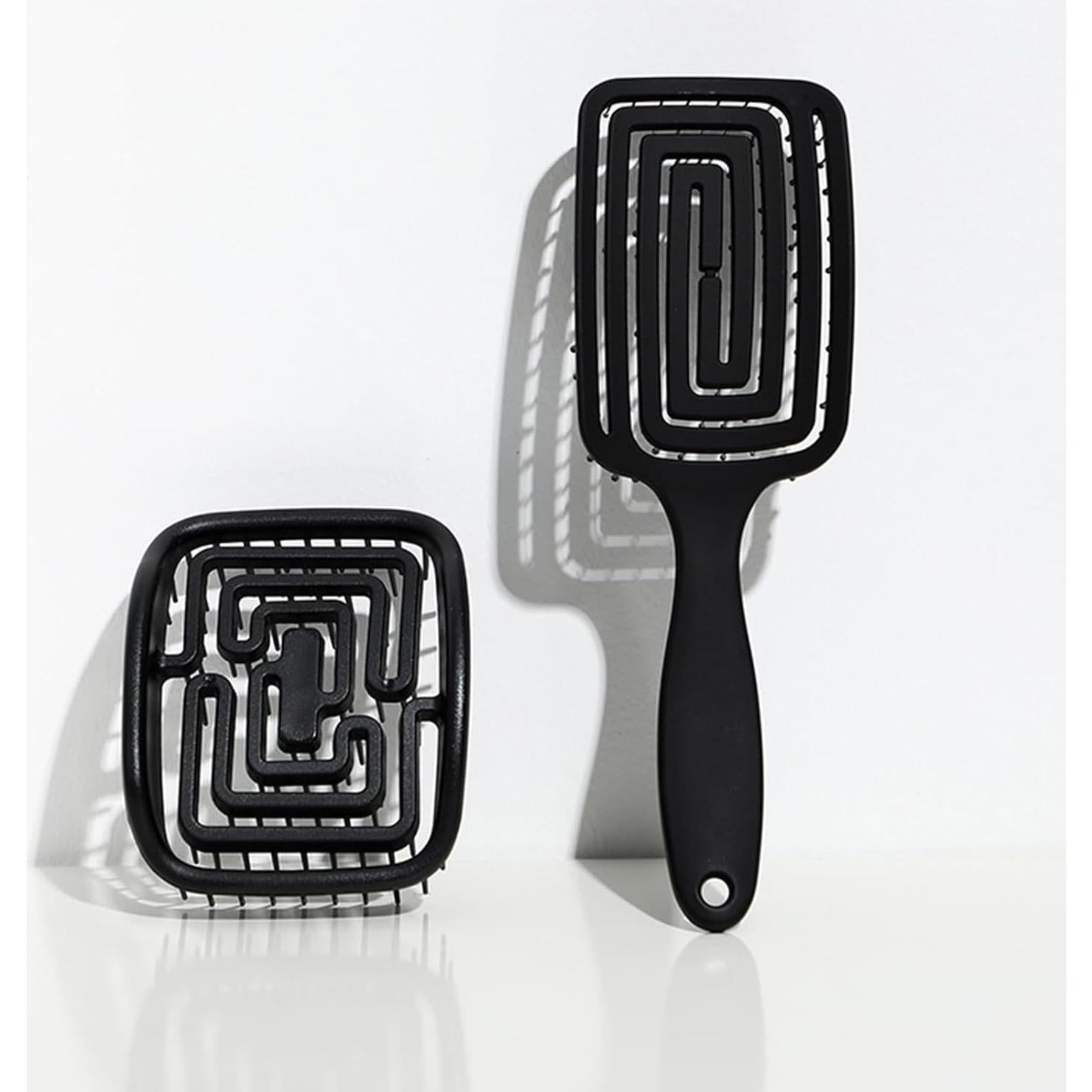 Cepillo Ventilado Profesional MIUPOO para Cabello Rizado 2 Piezas