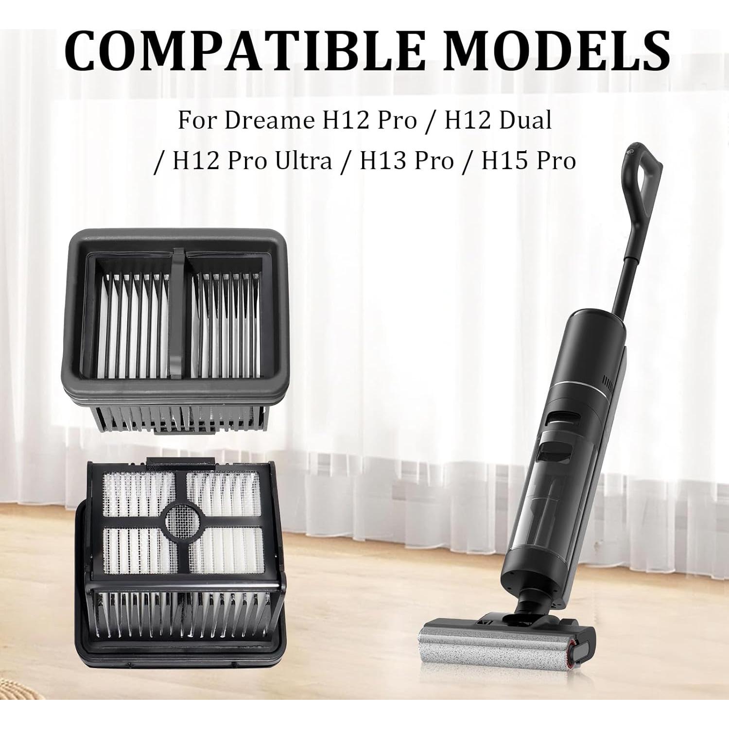 Filtros HEPA para Aspiradoras Dreame H12 Pro y Mova M10
