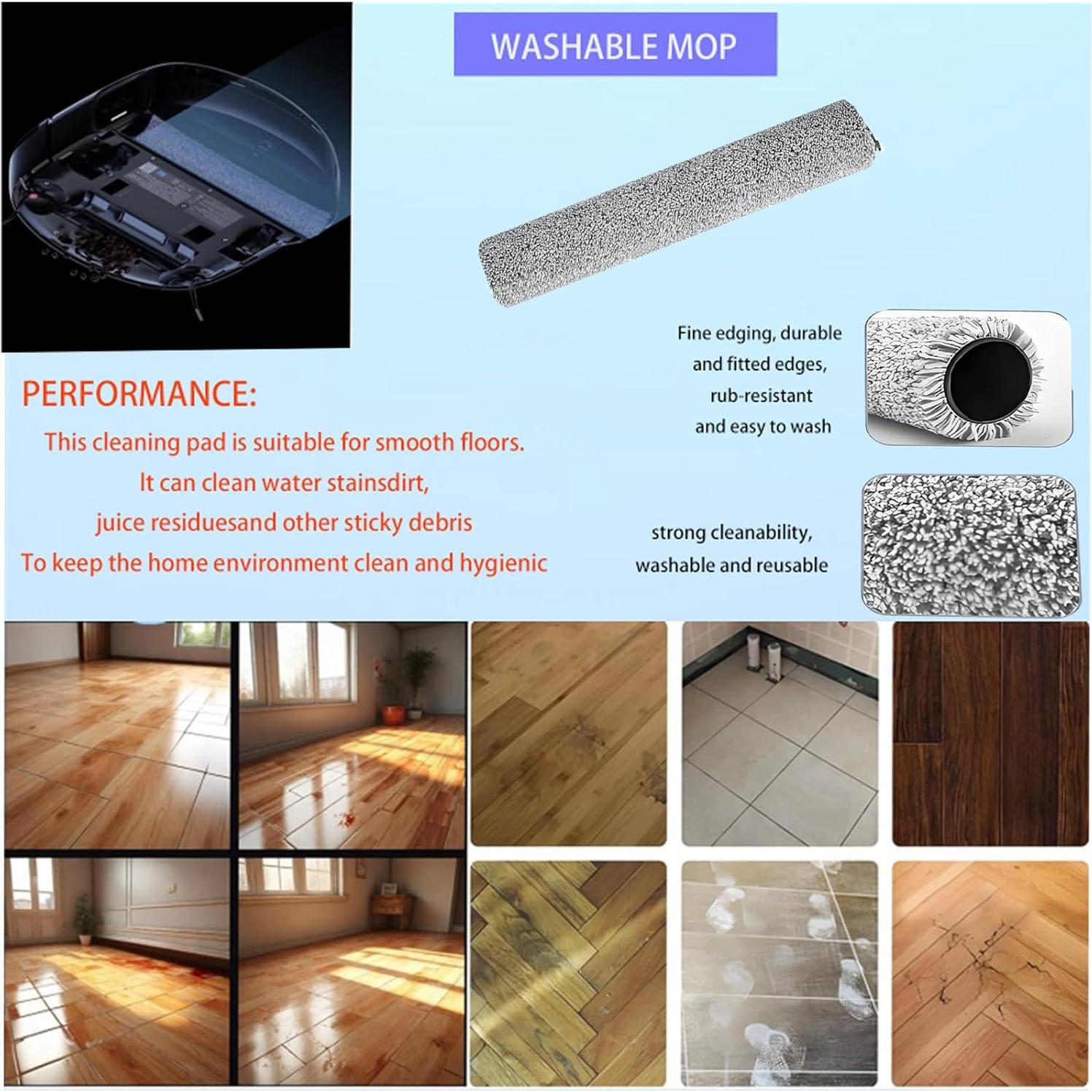 Kit de Repuesto para Aspiradora Robot eufy S1 Pro - 1 Cepillo Rodante, 4 Cepillos Laterales, 2 Filtros HEPA, 4 Bolsas de Polvo