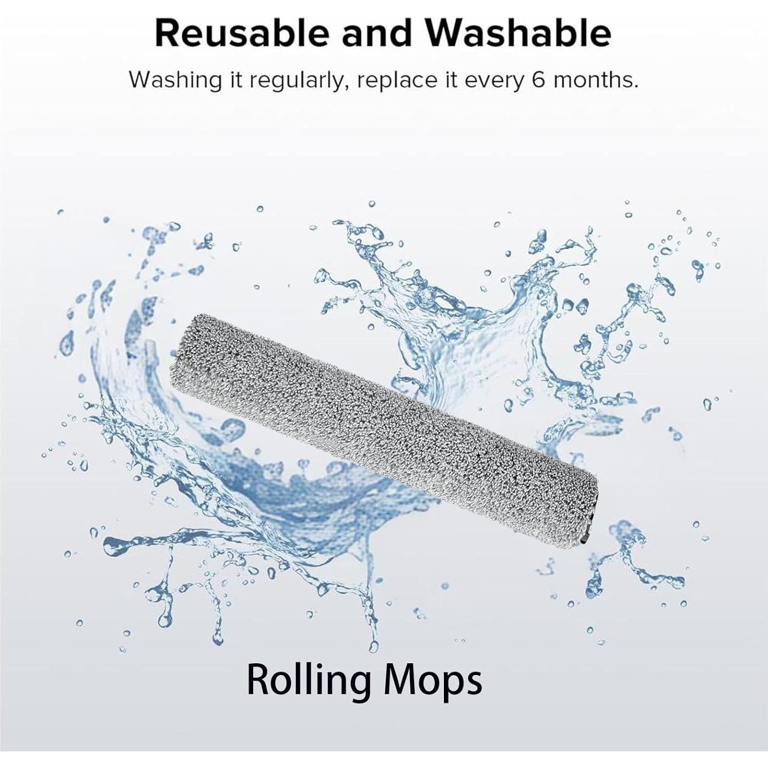 Kit de Repuesto para Aspiradora Robot eufy S1 Pro - 1 Cepillo Rodante, 4 Cepillos Laterales, 2 Filtros HEPA, 4 Bolsas de Polvo