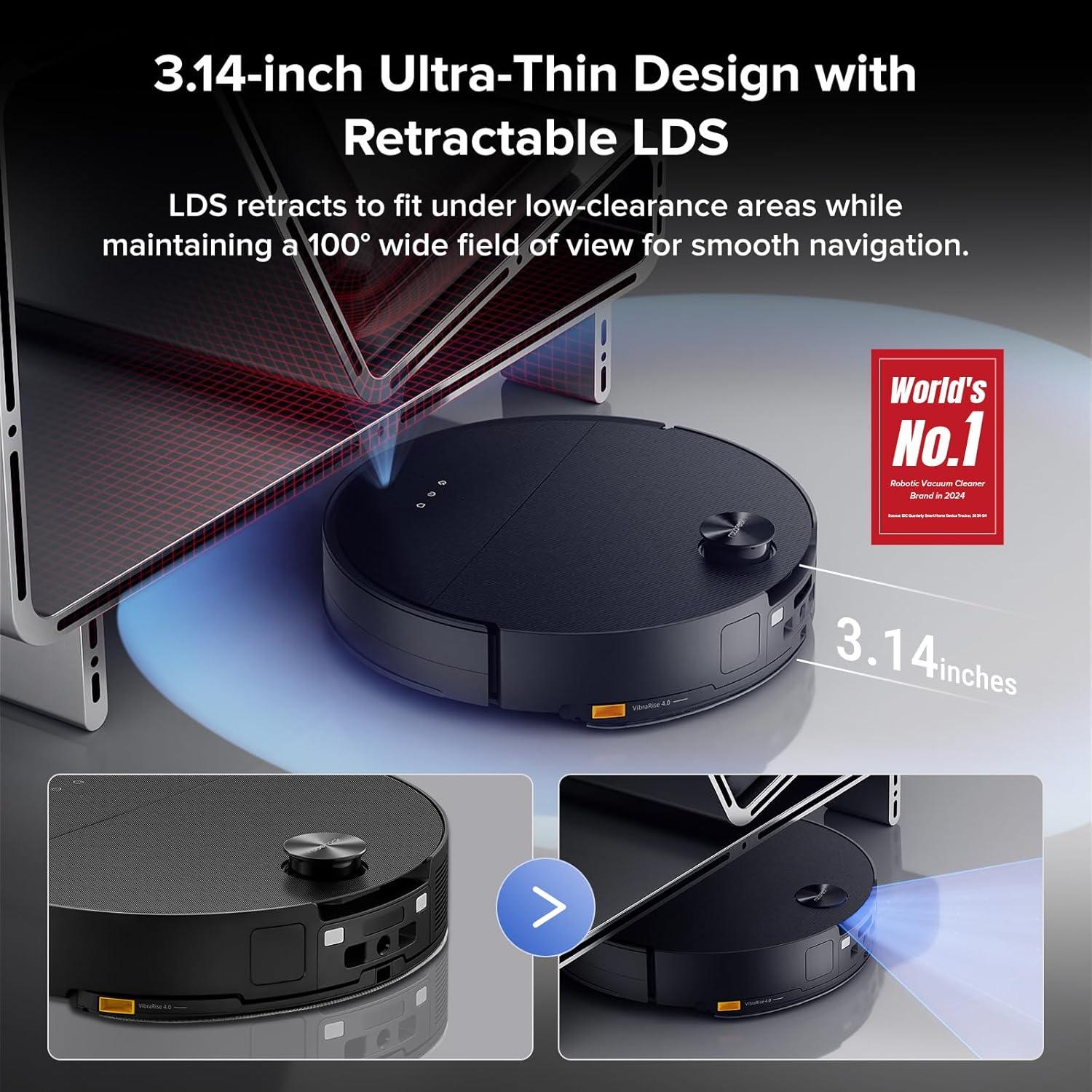 Aspiradora Robot Roborock Saros 10 con Mopa y Autolimpieza