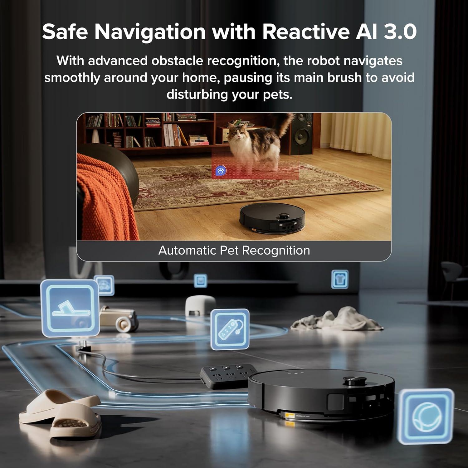 Aspiradora Robot Roborock Saros 10 con Mopa y Autolimpieza