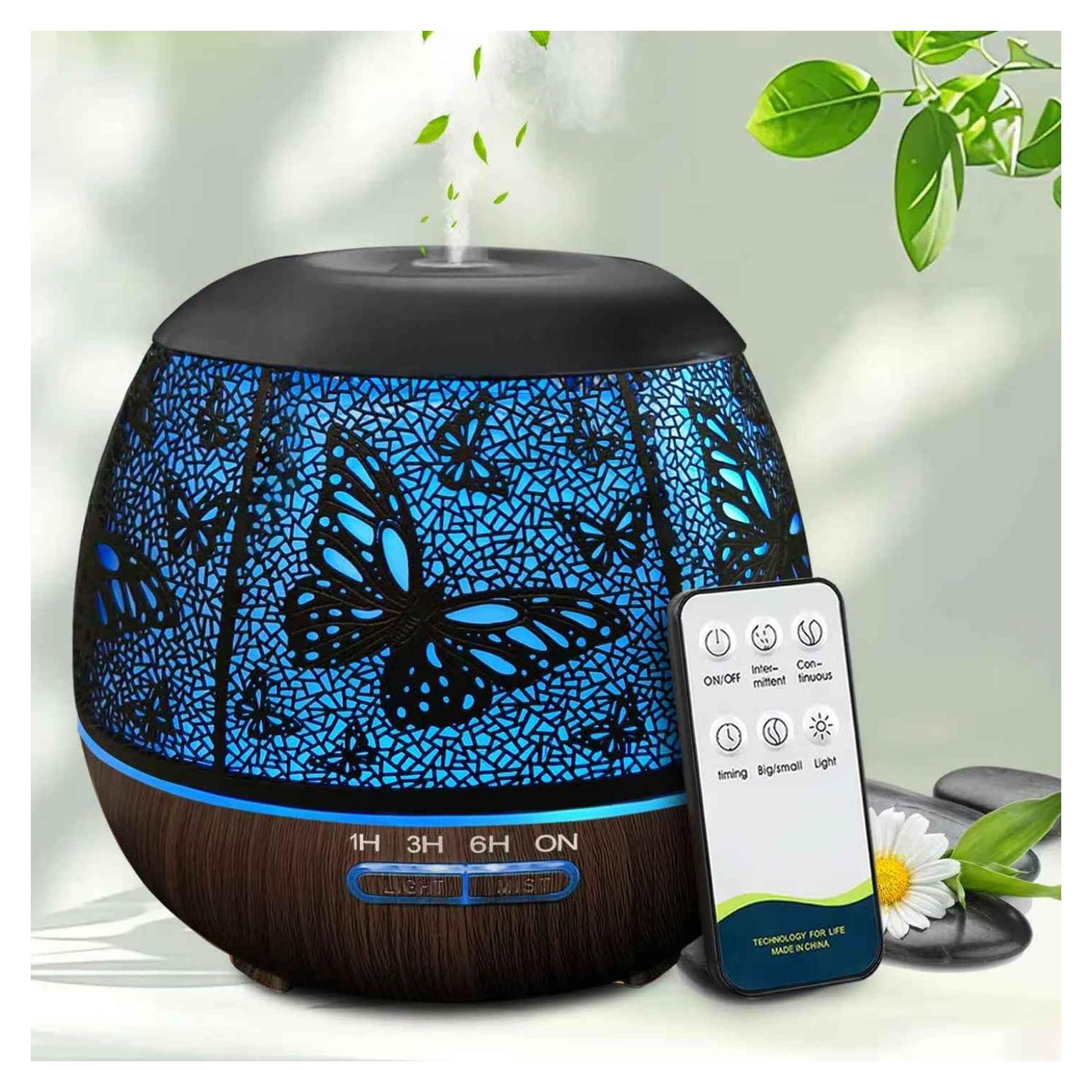 Difusor de Aceite Esencial Vinfucher 400ml con Control Remoto