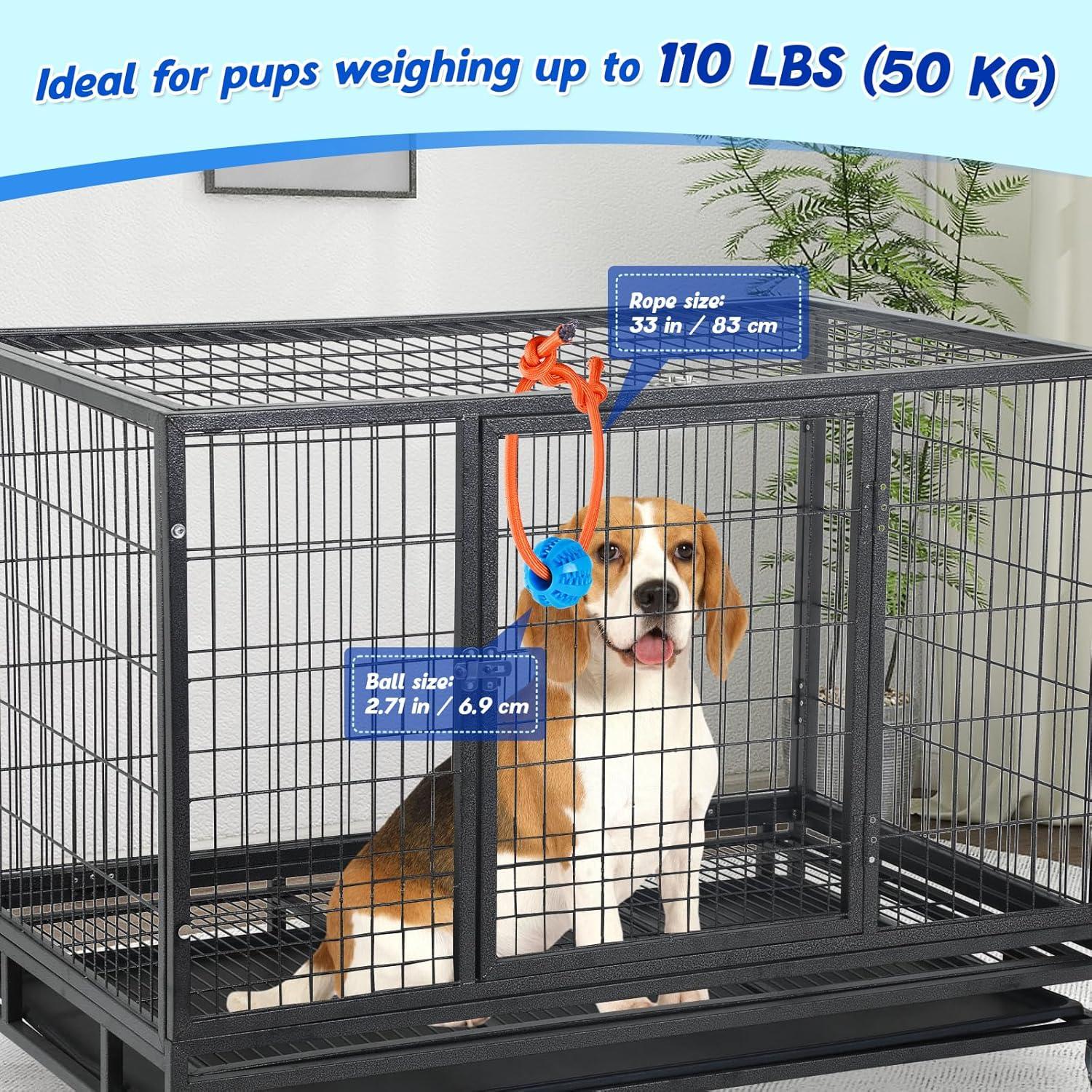 Juguete Dispensador de Comida para Perros MVSSP Azul 6.88 cm