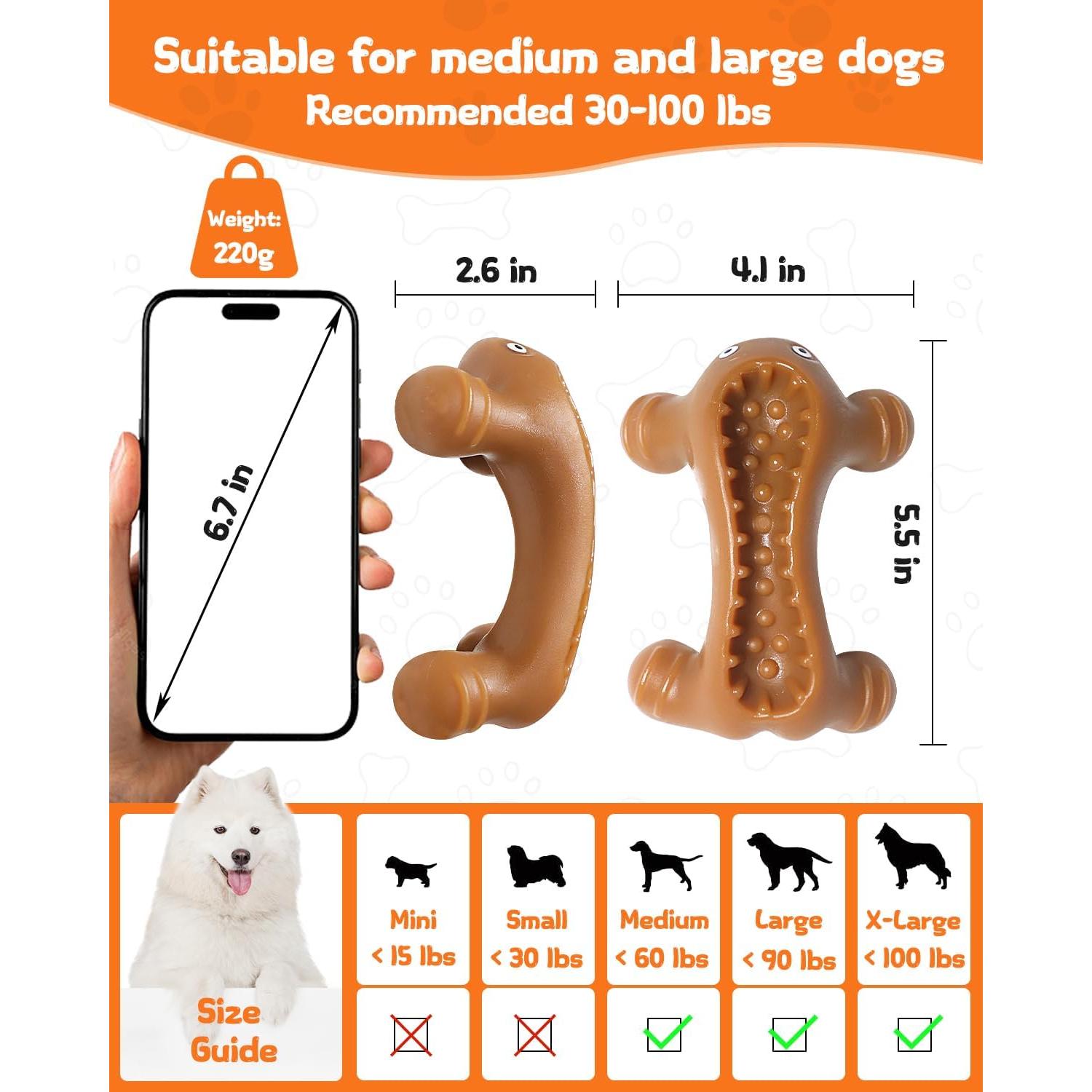 Juguete Interactivo para Perros KrauzPet - Nylon Indestructible