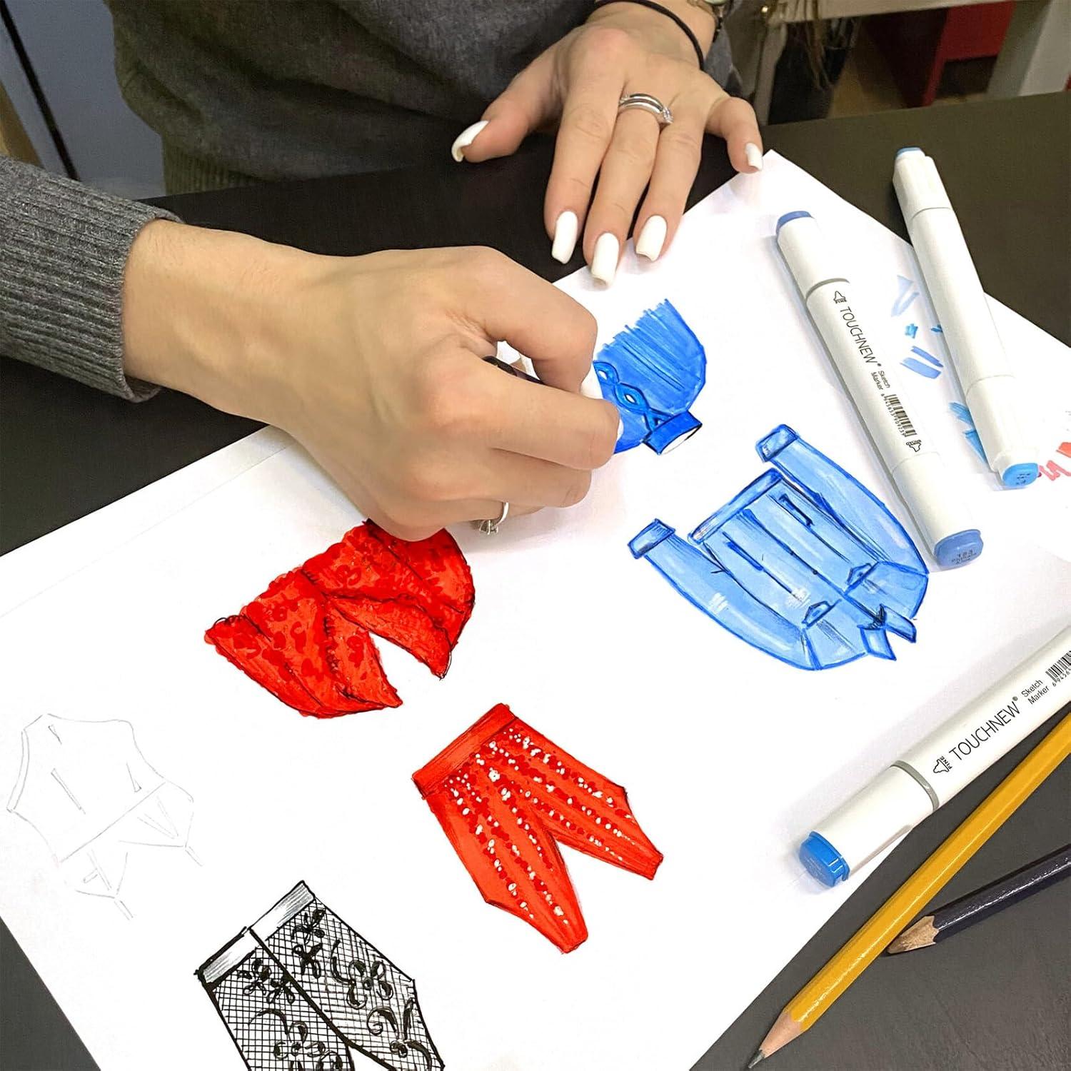 Papel de Pizarra Blanca Autoadhesivo FreeNook 45x500cm con 2 Marcadores