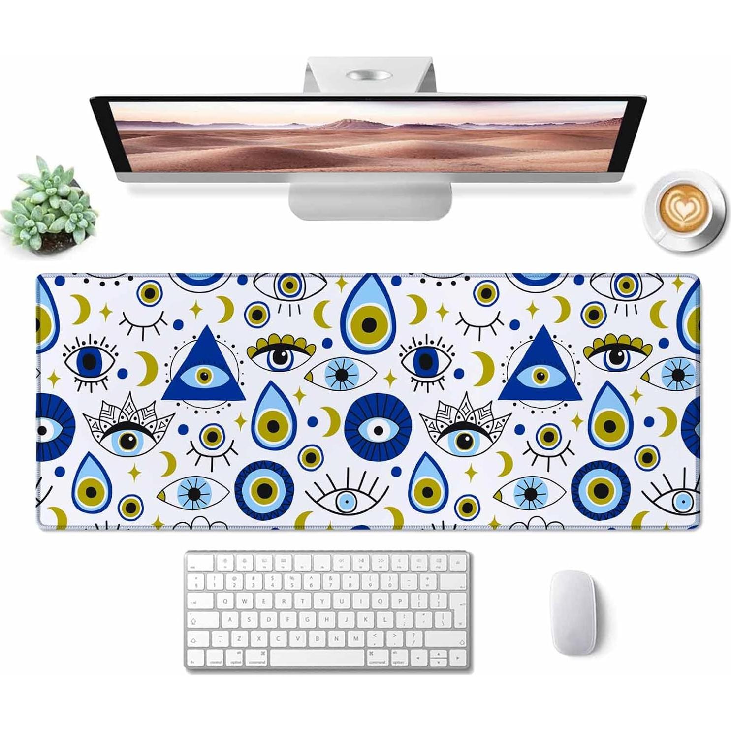 Alfombrilla de Ratón Grande Solekla 800mm x 300mm Antideslizante