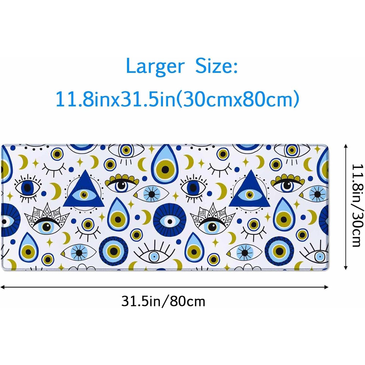 Alfombrilla de Ratón Grande Solekla 800mm x 300mm Antideslizante