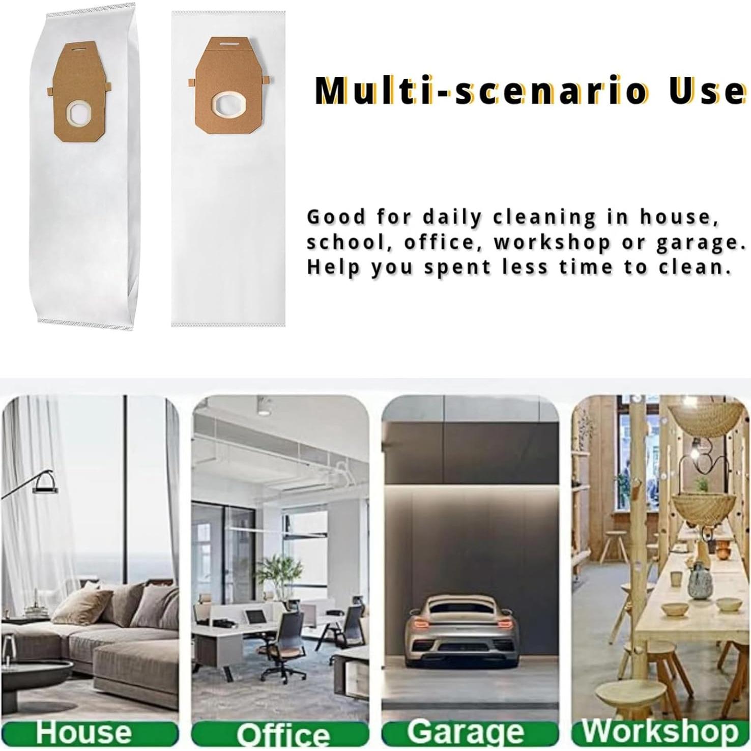 Paquete de 10 bolsas de vacío HEPA WSQCRDXW para Hoover UH30010