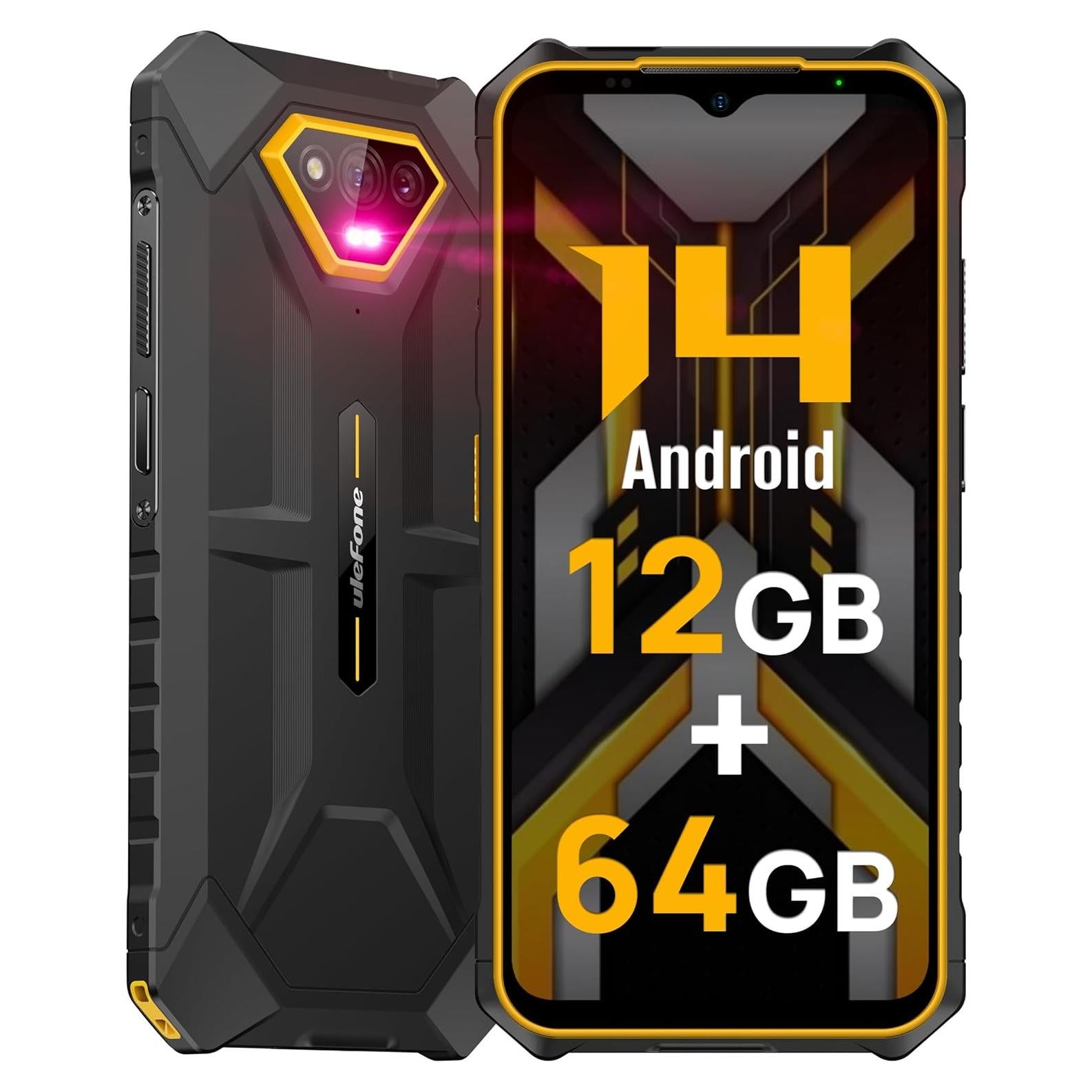 Ulefone Armor X13 Teléfono Rústico 4G Android 14 50MP 6.52"