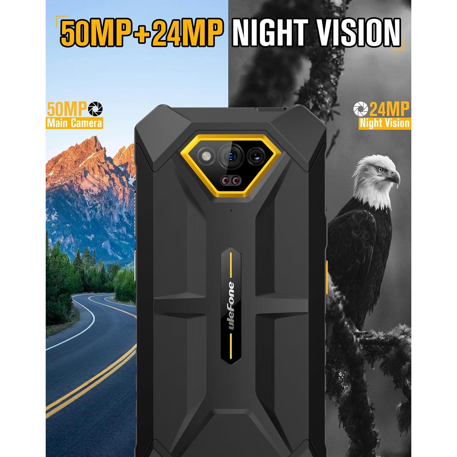 Ulefone Armor X13 Teléfono Rústico 4G Android 14 50MP 6.52"