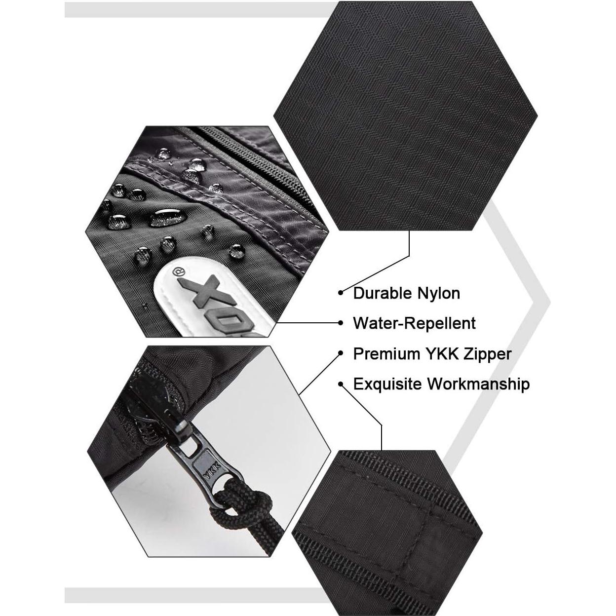 Bolsa de Viaje Plegable GOX 28L Negra - Tote Reutilizable