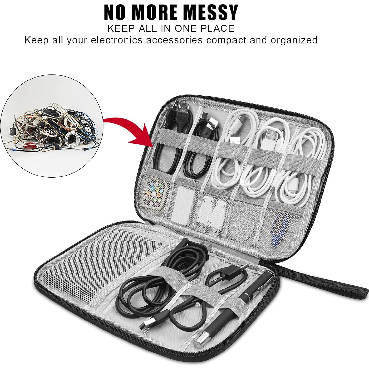 Organizador de Viaje XINGXINRONG para Cables y Accesorios 25.1x19cm