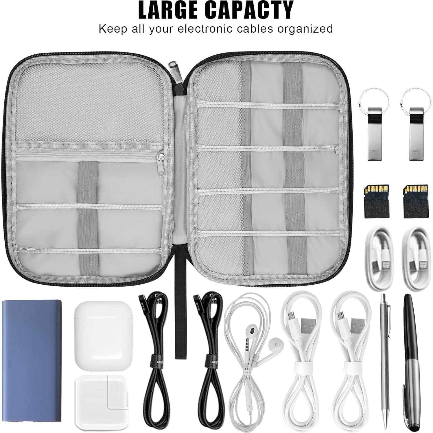 Organizador de Viaje XINGXINRONG para Cables y Accesorios 25.1x19cm