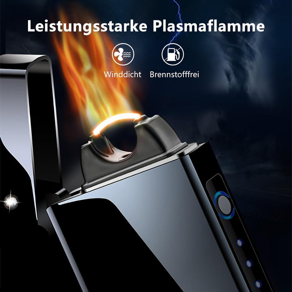 Encendedor de Arco Plasma GADATOP Recargable USB Negro