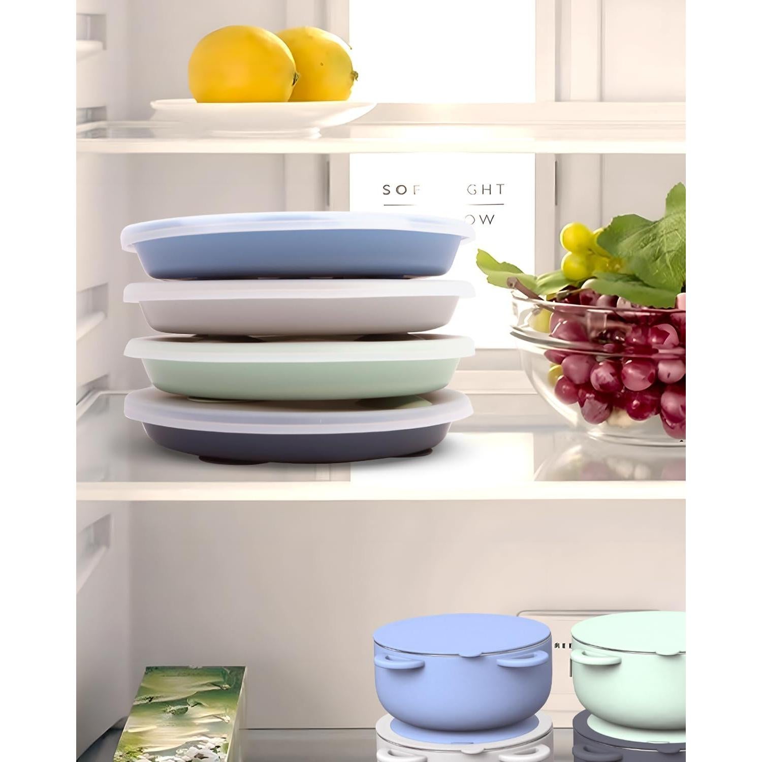 Platos Divididos de Acero Inoxidable Bakpoco 22.86 cm - 2 Piezas