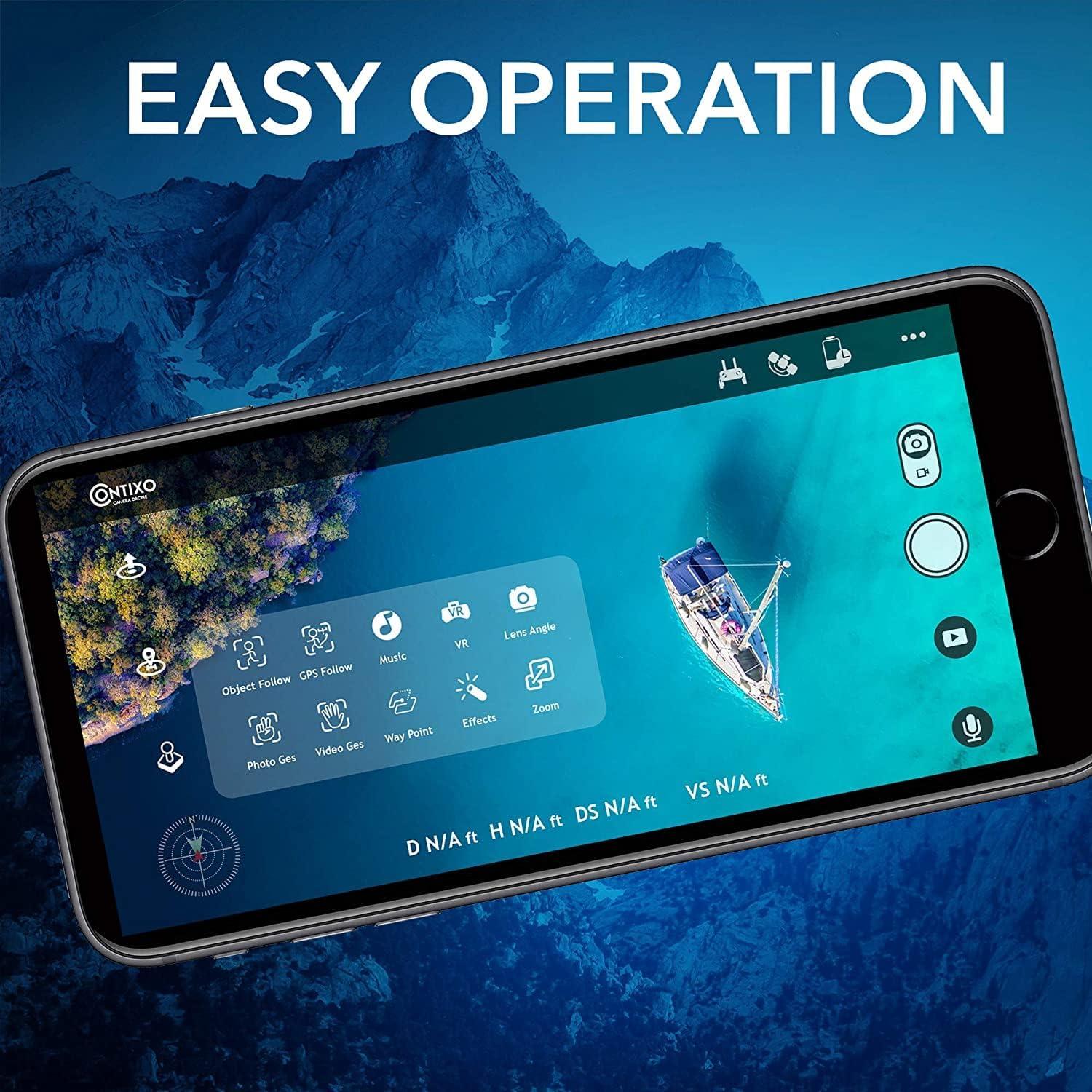 Dron Contixo F24 Pro 4K UHD Plegable con GPS y Estuche