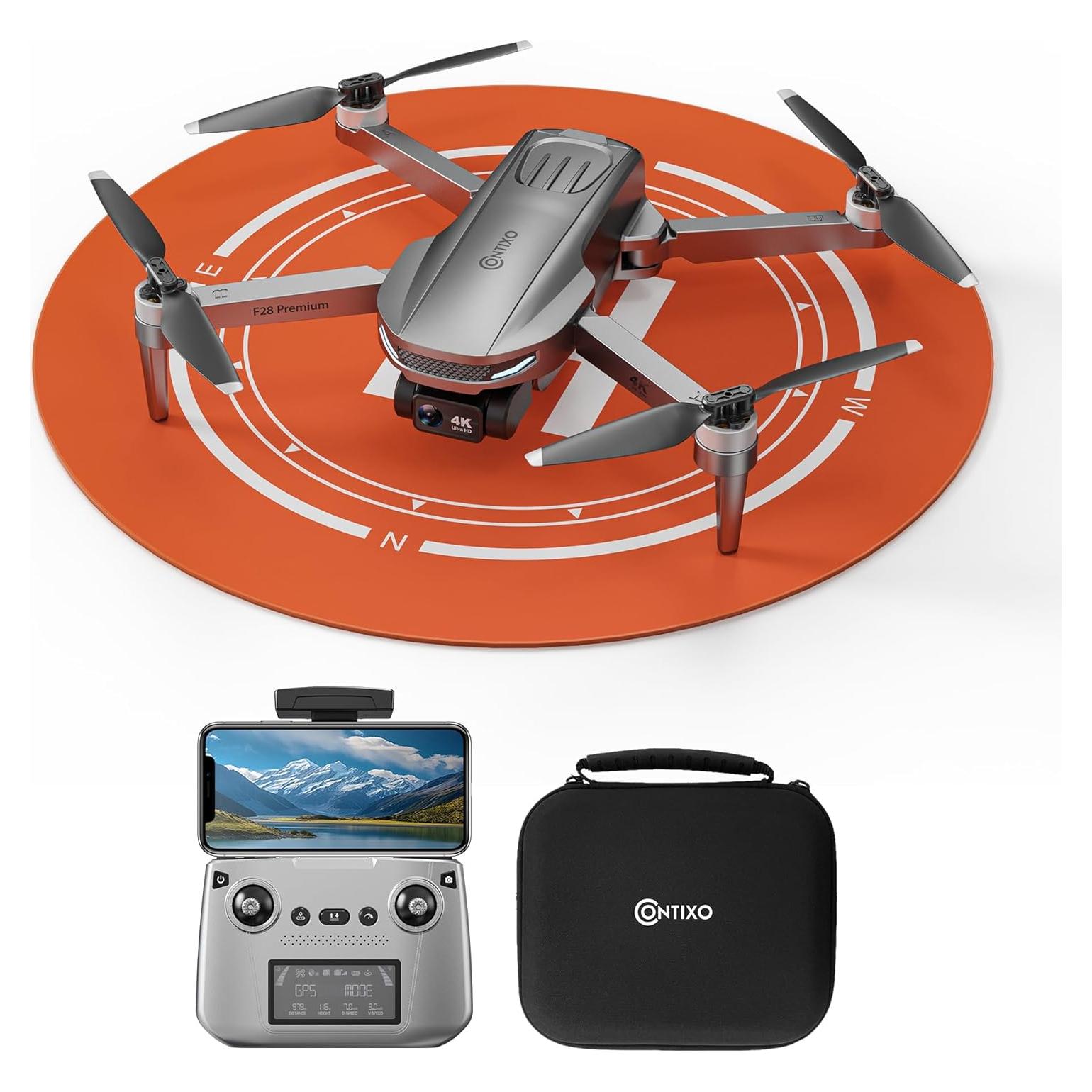 Dron Contixo F28 Premium 4K con Gimbal y 23 Min de Vuelo