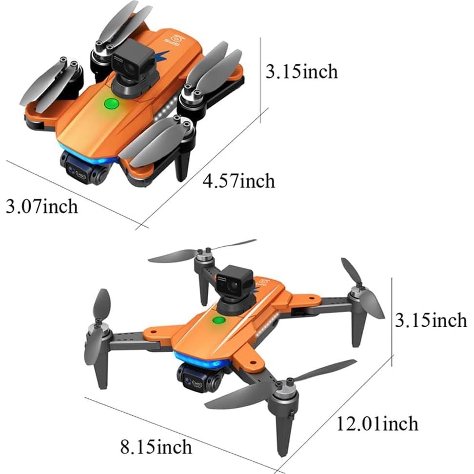 Dron Lozenge HJ90 MAX 4K con Evitación de Obstáculos y 2 Baterías