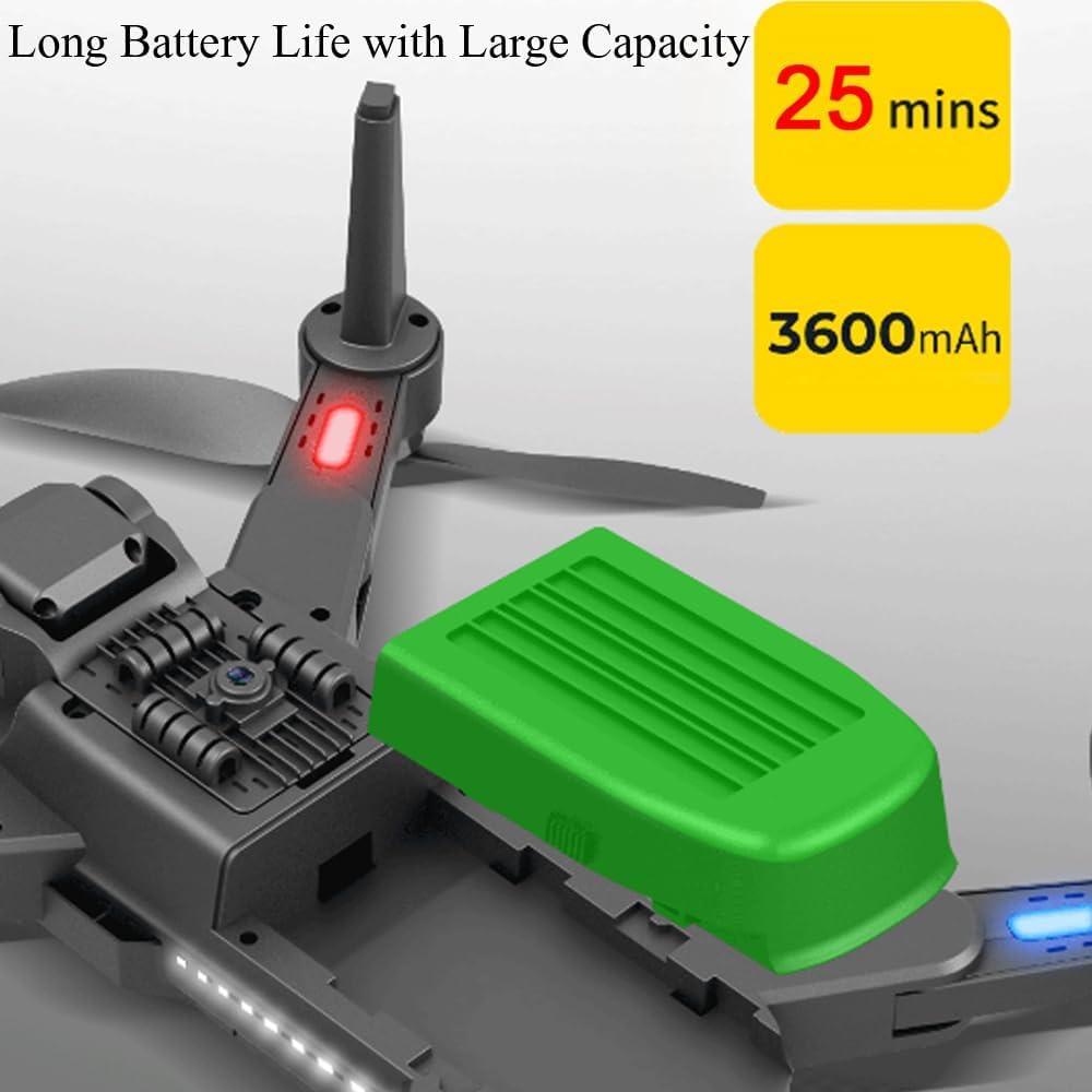 Dron Lozenge HJ90 MAX 4K con Evitación de Obstáculos y 2 Baterías