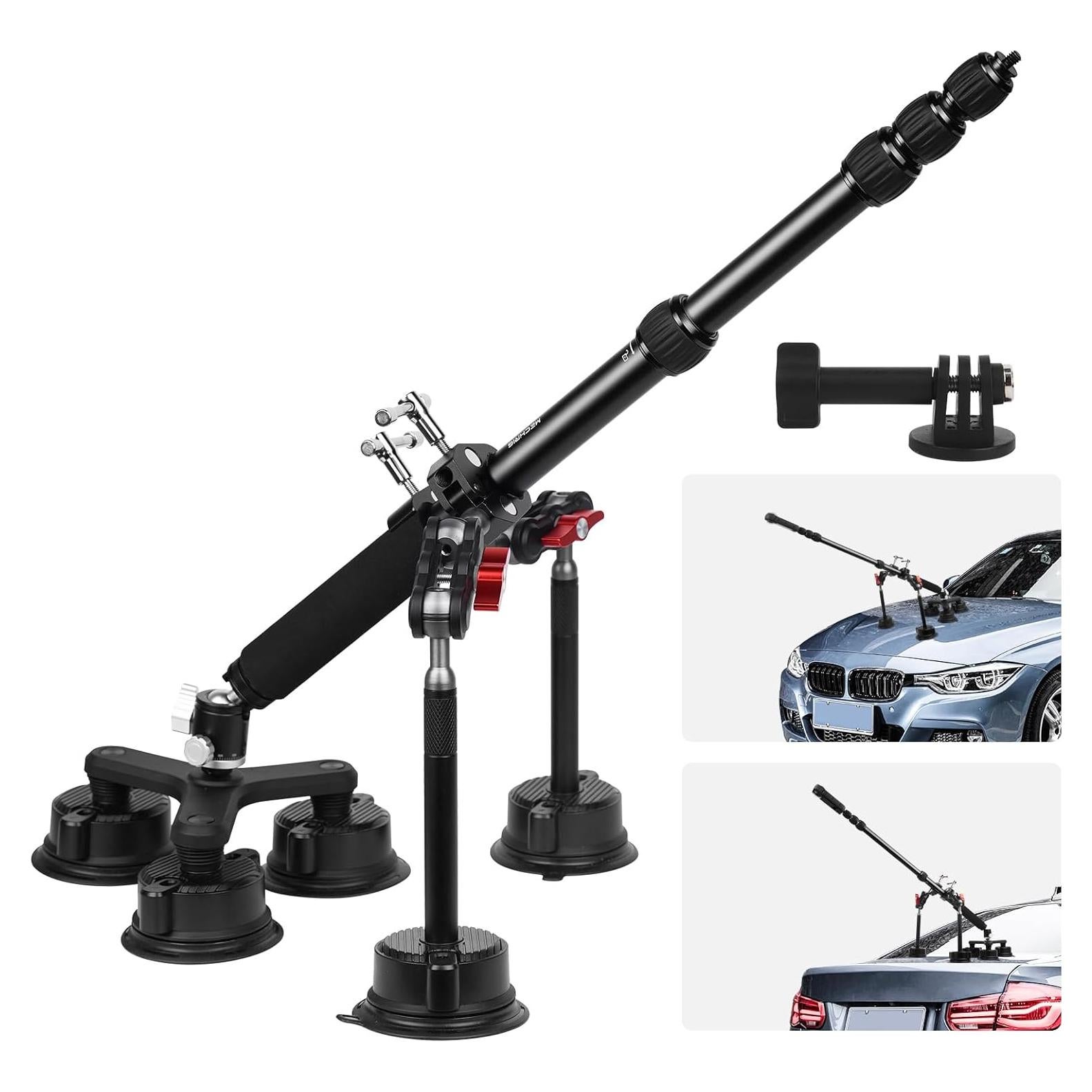 Kit de Montaje de Ventosa Mechrig para Insta360 X5/X4 - 5 Ventosas