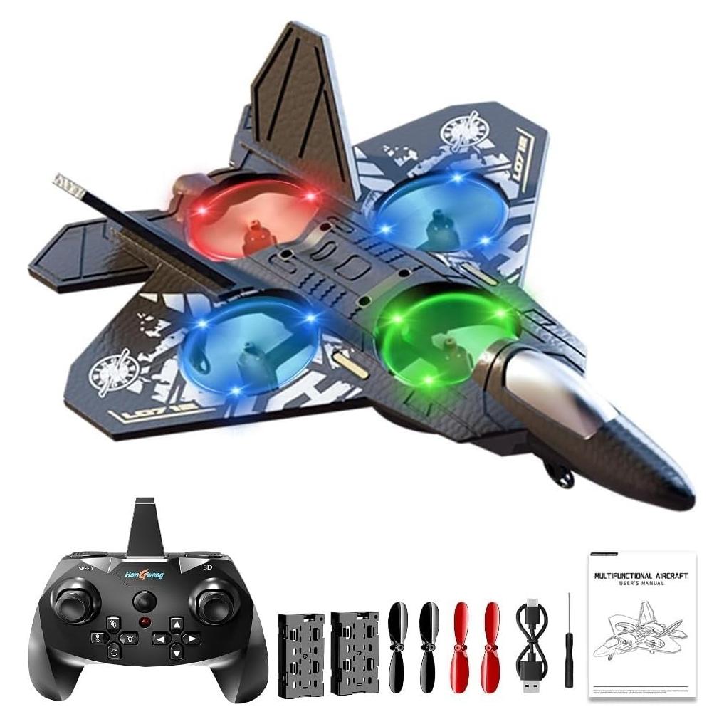 Avión RC XIAOYUSAN con Luz LED y Acrobacias 360°