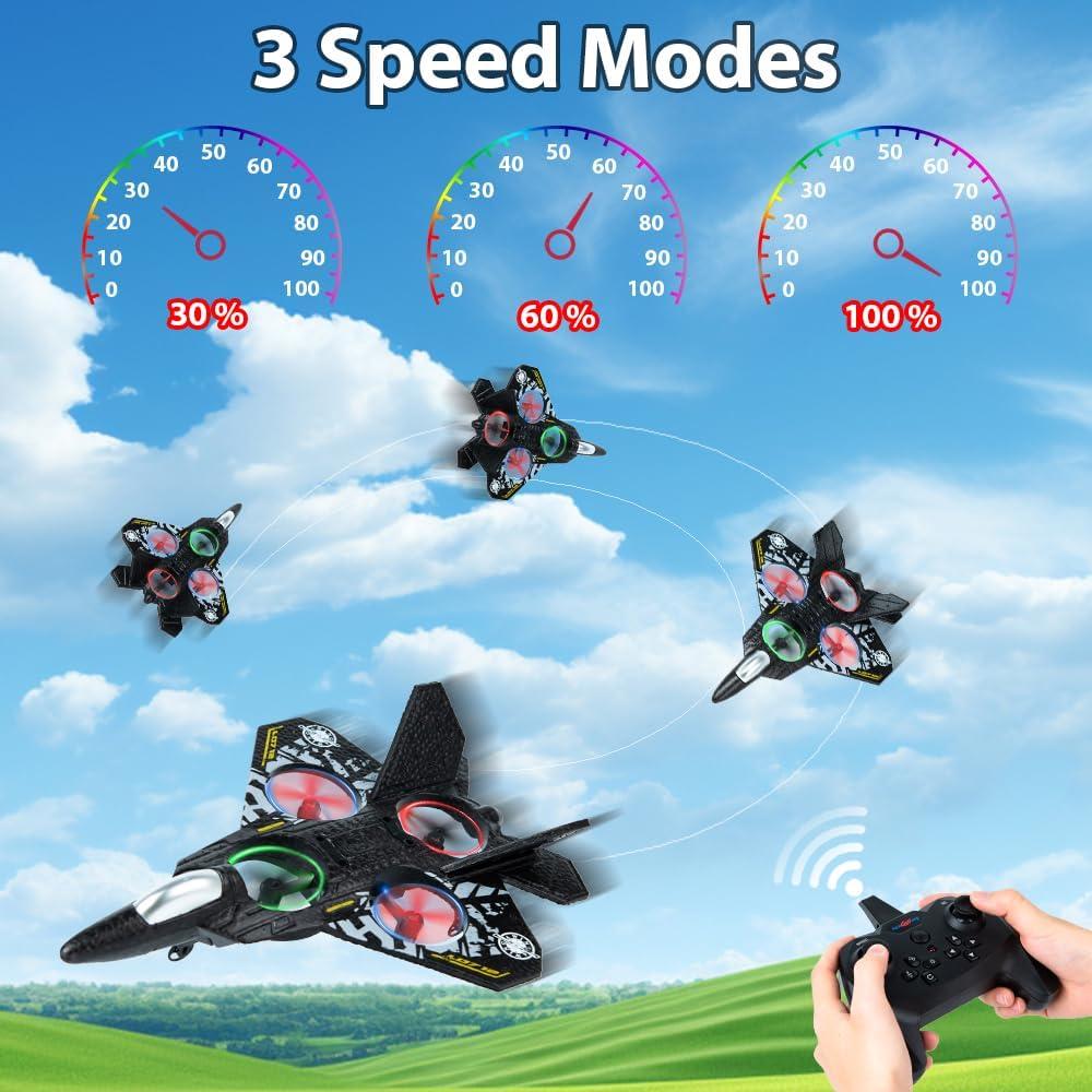 Avión RC XIAOYUSAN con Luz LED y Acrobacias 360°