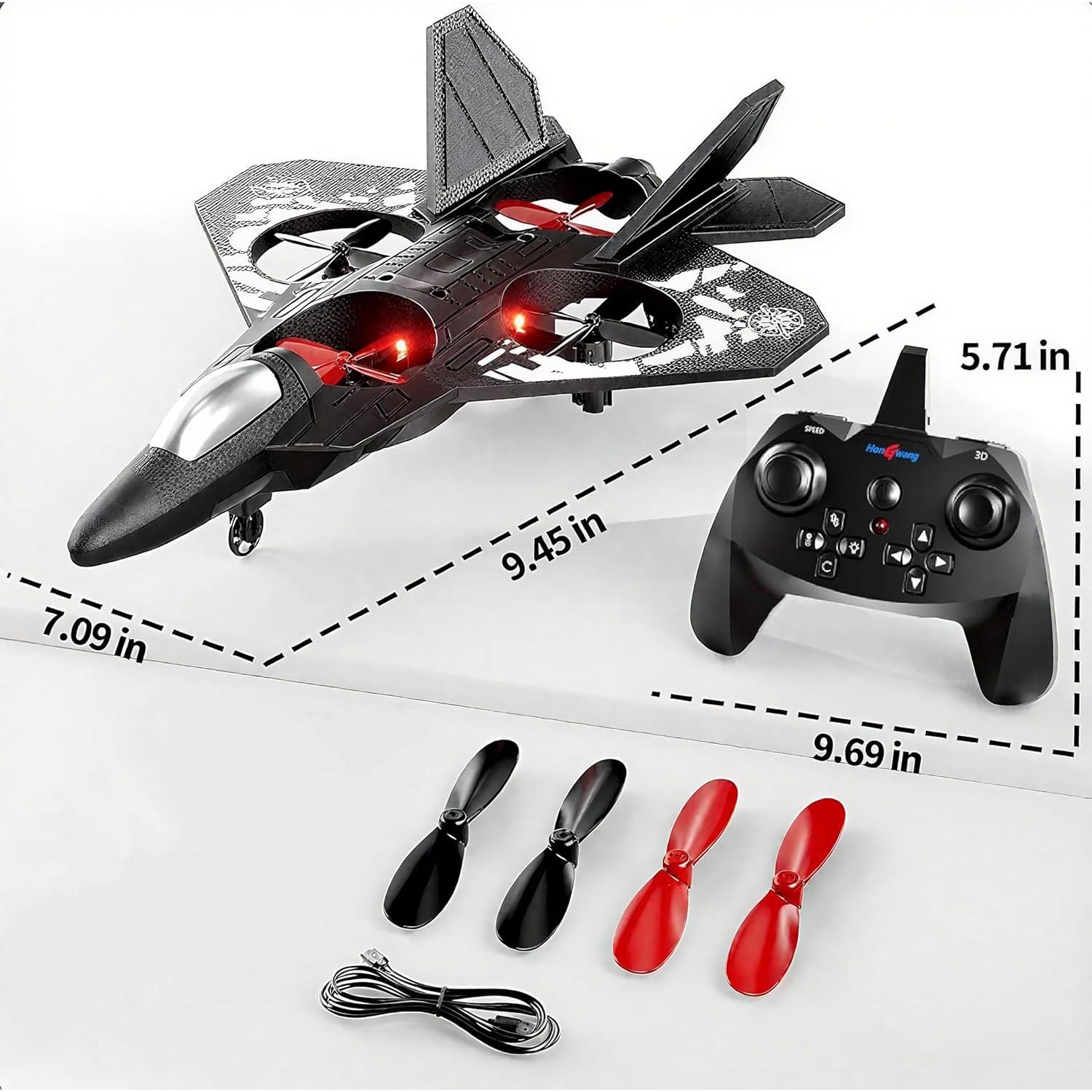 Avión RC XIAOYUSAN con Luz LED y Acrobacias 360°