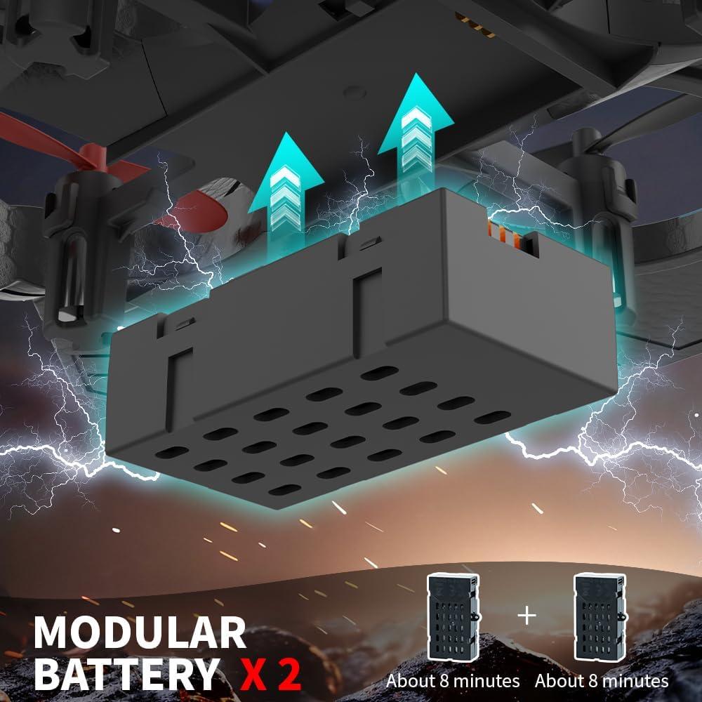 Avión RC XIAOYUSAN con Luz LED y Acrobacias 360°